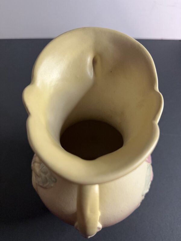 Vintage Hull Magnolia 2 Handled Ewer Shaped Vase No. 3 - Image 3