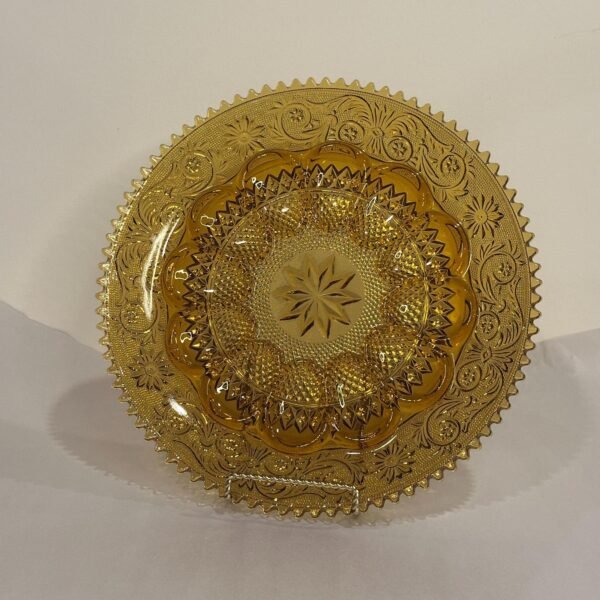 1970s Tiara Sandwich Glass 12 Inch Deviled Egg Platter