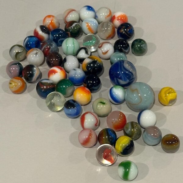 50 Vintage Marbles by a Variety of Marble Companies