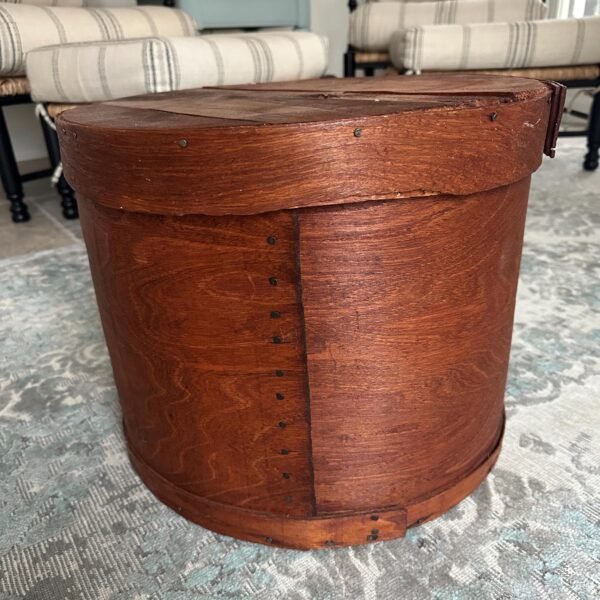 Antique Large Bent Wood Cheese Storage Box