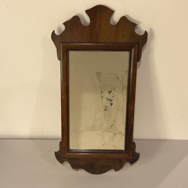 Early American Primitive Chippendale Style Mirror
